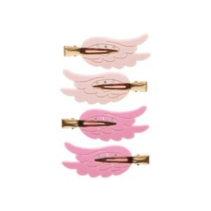 Angel Wing Popstar Clips in Pink Aura