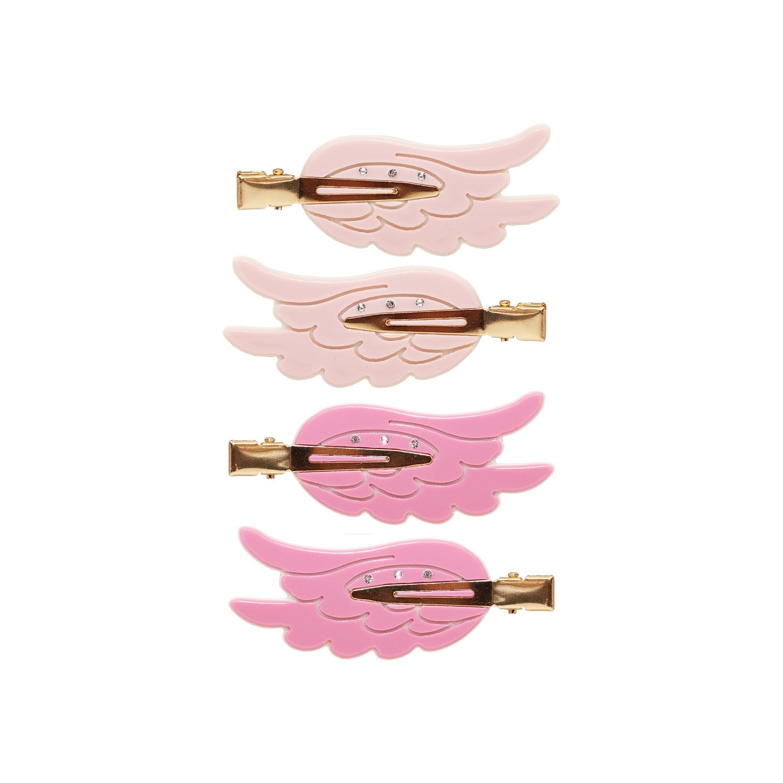 Angel Wing Popstar Clips in Pink Aura