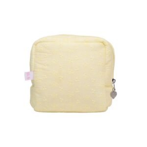 Eyelet Pouch in Citrine