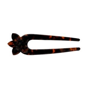 Hair Pin in Tortoise Hibiscus