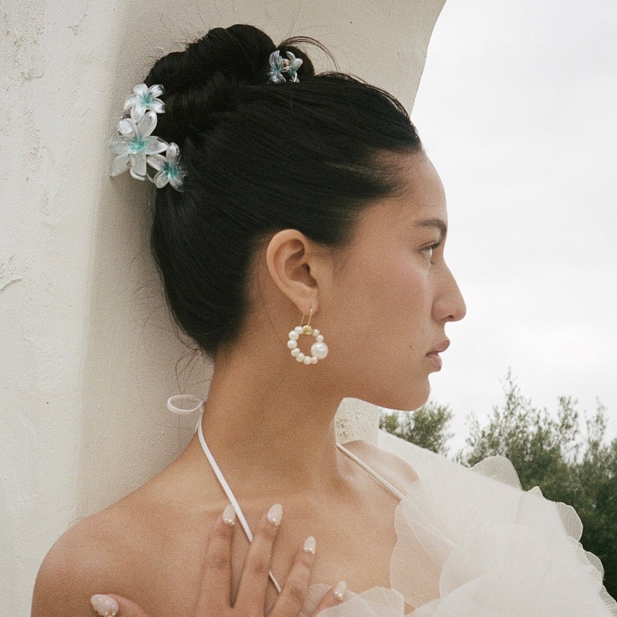 Miss Super Bloom Clip in Aqua Pearl - 图片 2
