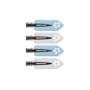Popstar Clips in Blue Mist Eyelet