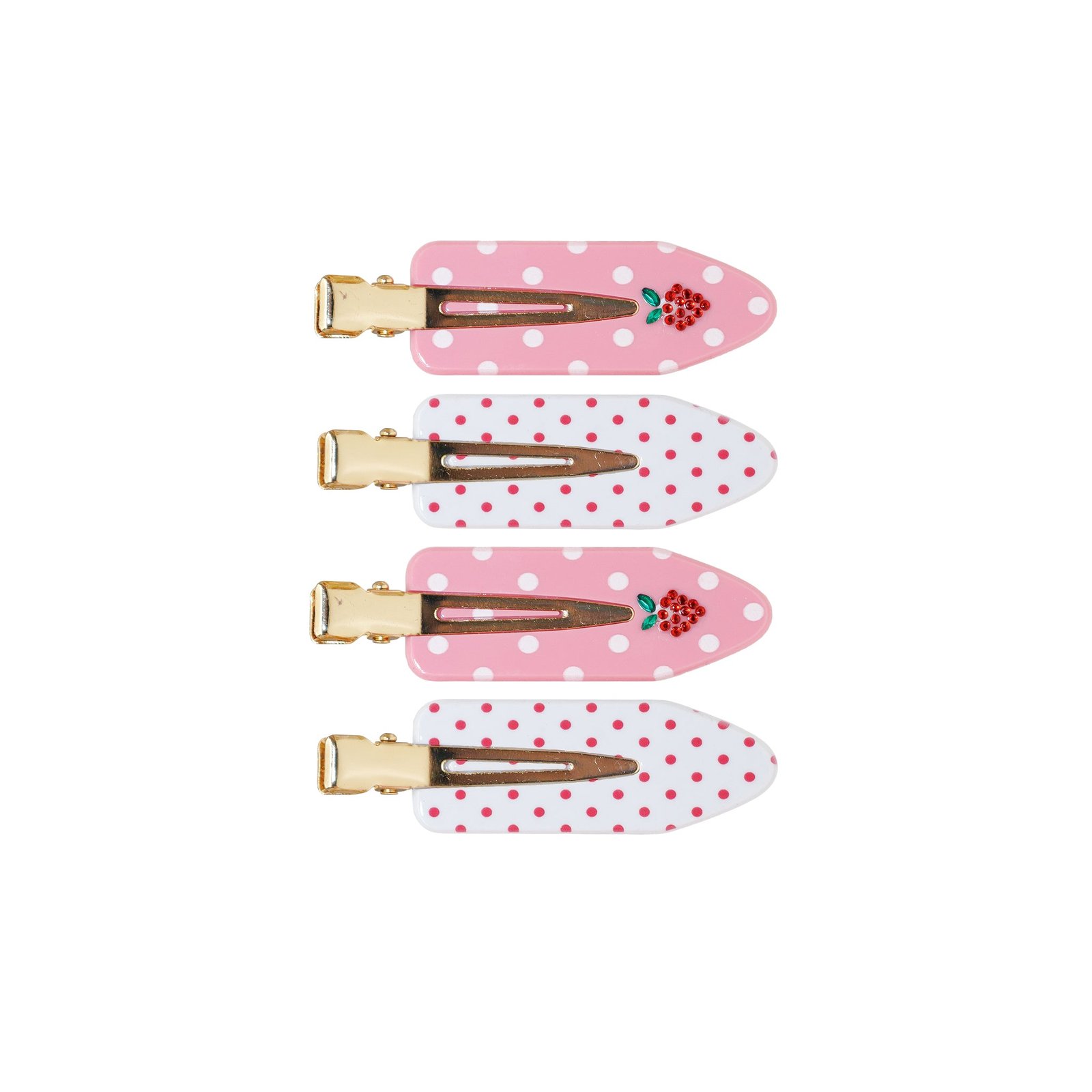Popstar Clips in Sweet Berry Dot