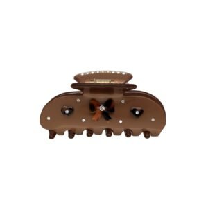 Sweetheart Clip in Cocoa Cashmere
