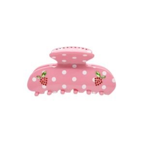 Sweetheart Clip in Lychee Berry Dot